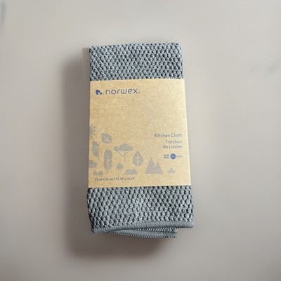 NEW Norwex Diamond Textured Kitchen Cloth Mushroom 13.78 x 10.24 Inches