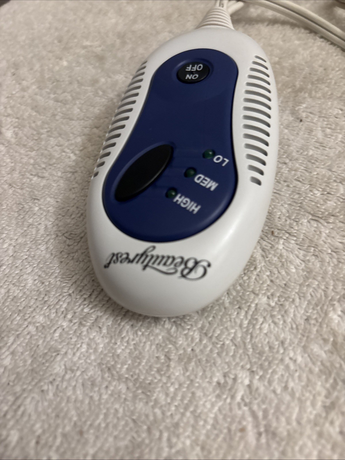 Beauty Rest Heated Electric Throw Blanket Remote Control  BST-CONT-08-EE-TW