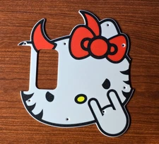 For Squire Hello Kitty Replacement Pickguard - HEAVY METAL Version! w Options