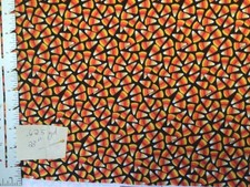 Halloween Candy Corn on Cotton fabric 23 Inches