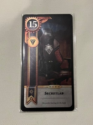 NEW MINT SEALED - THE WITCHER SECRETLAB EXCLUSIVE HOLOGRAPHIC GWENT CARD