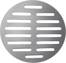 Vonty Stainless Steel Round Floor Drain Cover 6 Inch 6" 1pcs , Ss,