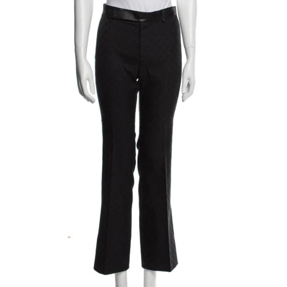 Gucci by Tom Ford Vintage Monogram Pants Runway S/S 1998 Size XS/IT 38 - Image 4 of 4