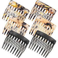 French Side Comb, 6 Pcs Hair Side Combs for Women Decorative Hair Combs Women'S