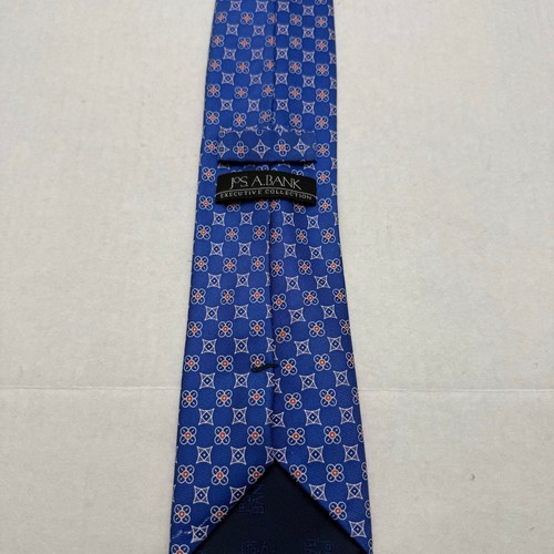 Corbata de cuello azul claro JoS A Bank pequeños diseños geométricos colección ejecutiva - Imagen 2 de 4