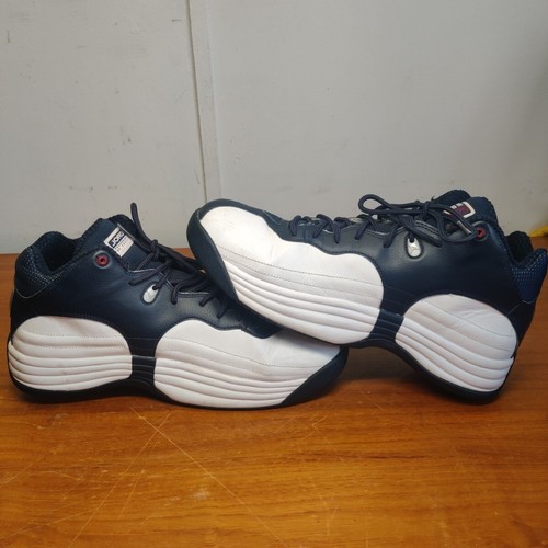 Jordan Jumpman Team 1 White Obsidian Retro Basketball Shoes Size 12 Men - Picture 8 of 12