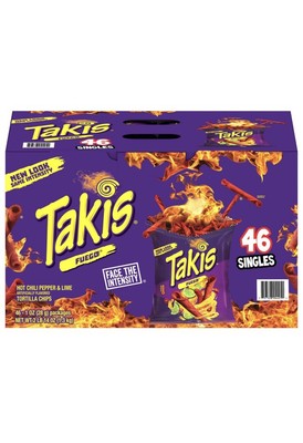 Takis Fuego Rolled Tortilla Chips (1 Oz., 46 Pk.)