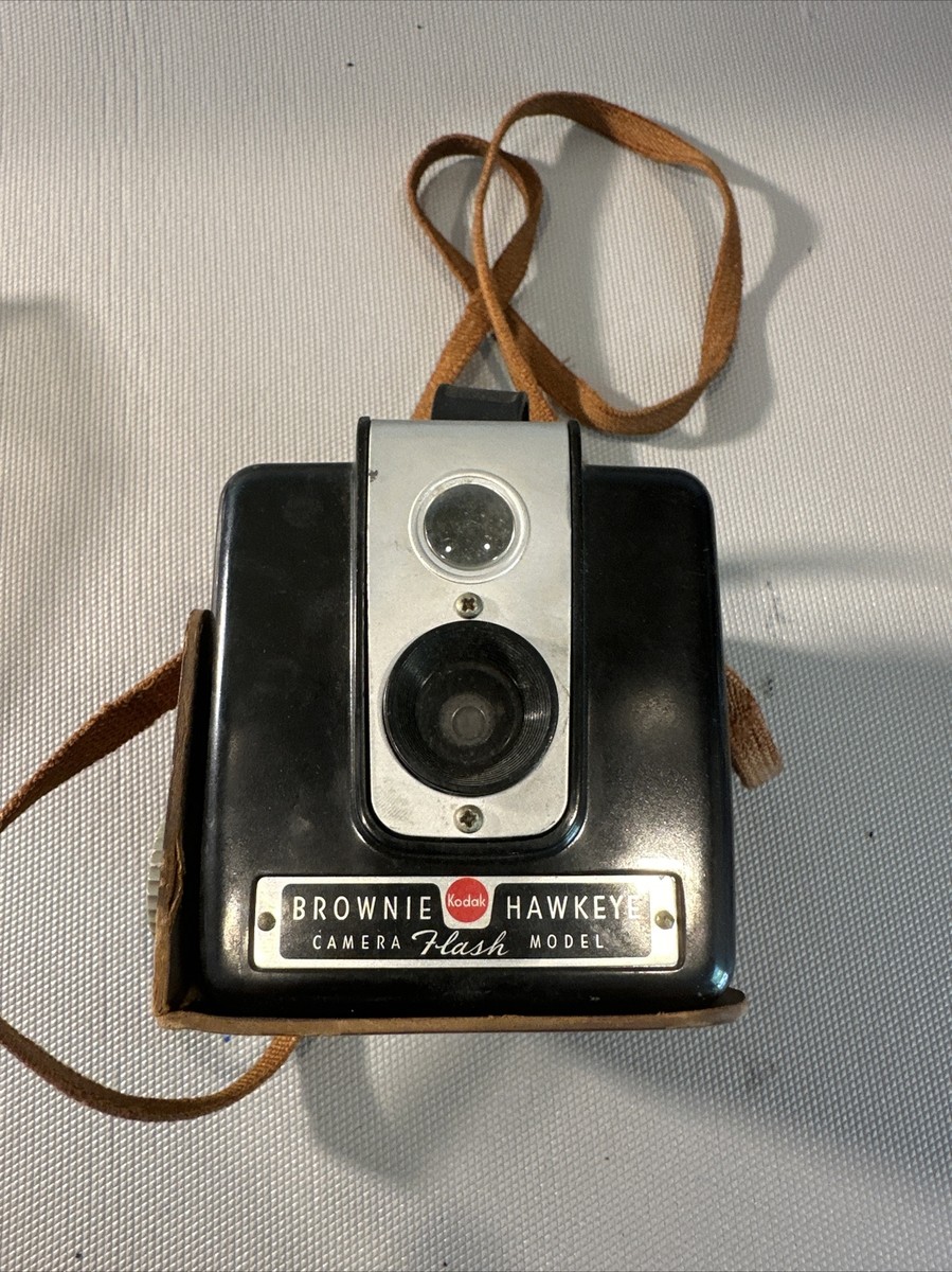 Kodak Vintage Brownie Hawkeye Camera Flash Model UNTESTED | eBay