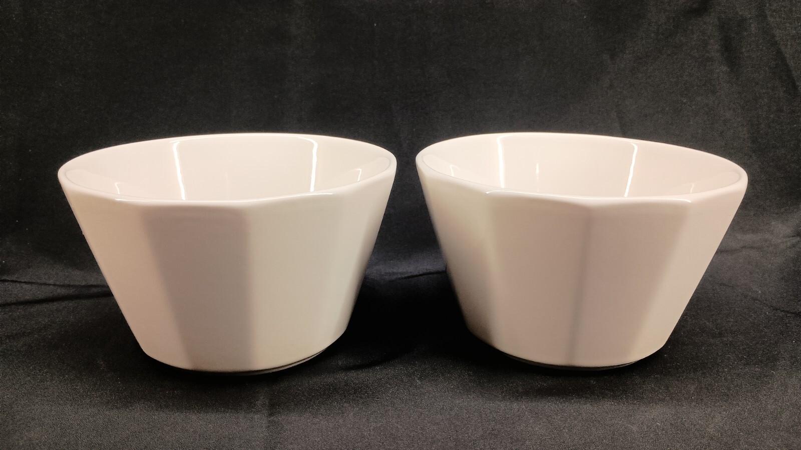 Vintage Pfaltzgraff White Heritage 5-Inch Soup Bowls Set of 2  