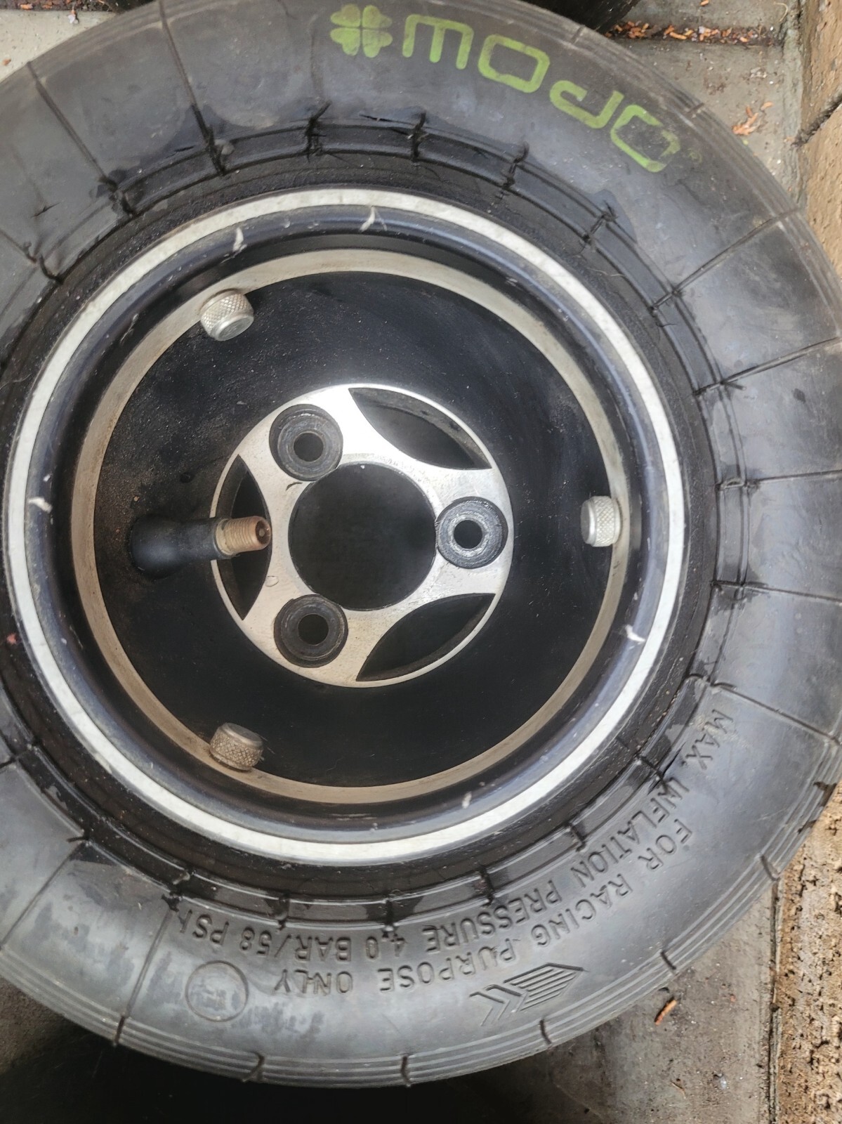 Set Of 4 Metric Pattern 5”Go Kart Racing Wheels Barstool Wagon eBay