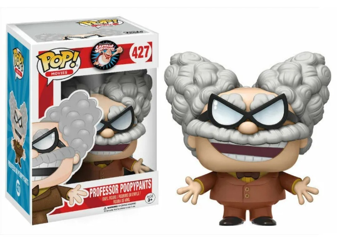 Funko Pop! Captain Underpants 427 Professor Poopypants Vaulted