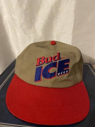 Vintage Bud Ice Stretch Fit Hat Cap 