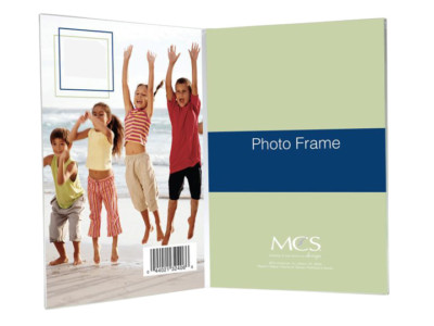 Bent Acrylic Frame 4x6 Double Vertical (Same Shipping Any Qty)