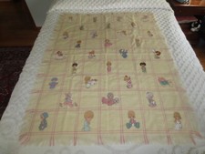 Unused PRECIOUS MOMENTS Lined CROSS STITCH Fr...