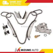 Kit de cadena de distribución sin engranajes bomba de aceite compatible con 98-99 Chrysler Dodge 2,7 L Vin U R