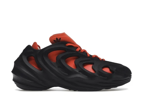 ADI FOM Q SLIDES  Black & Orange AdiFom Q Mens US 7.5  Adidas NEW w/ BOX  HP6581