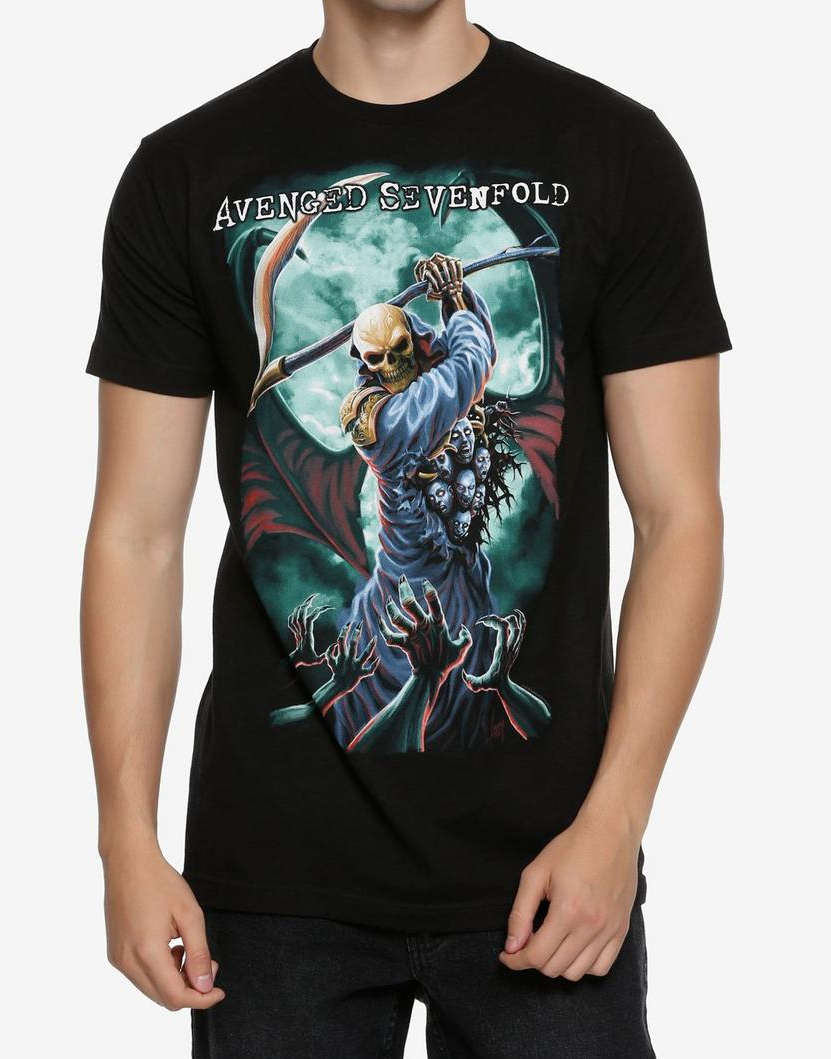 Avenged Sevenfold SLAYING REAPER T-Shirt NWT Authentic & Licensed