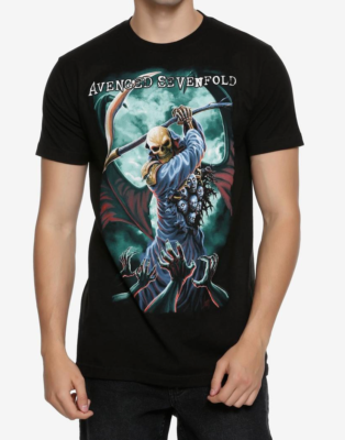 Avenged Sevenfold SLAYING REAPER T-Shirt NWT Authentic & Licensed