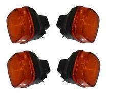 Indicators Complete Set of 4 Front & Rear For Honda MT 50 S 1980-1985