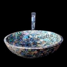 Buy Stone Sink,Marble Pauashell Stone Sink Stone, Bathroom Sink, Bathroom Vanity