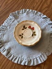 Mikasa Vintage Strawberry Festival Saucer 6.25" Diameter Drones are Oven-safe
