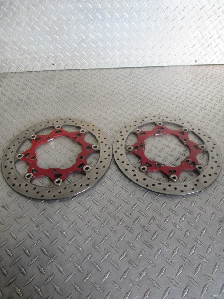 2008 2009 08 09 SUZUKI GSX650F GSX 650 KATANA FRONT BRAKE ROTORS - Image 2 of 4