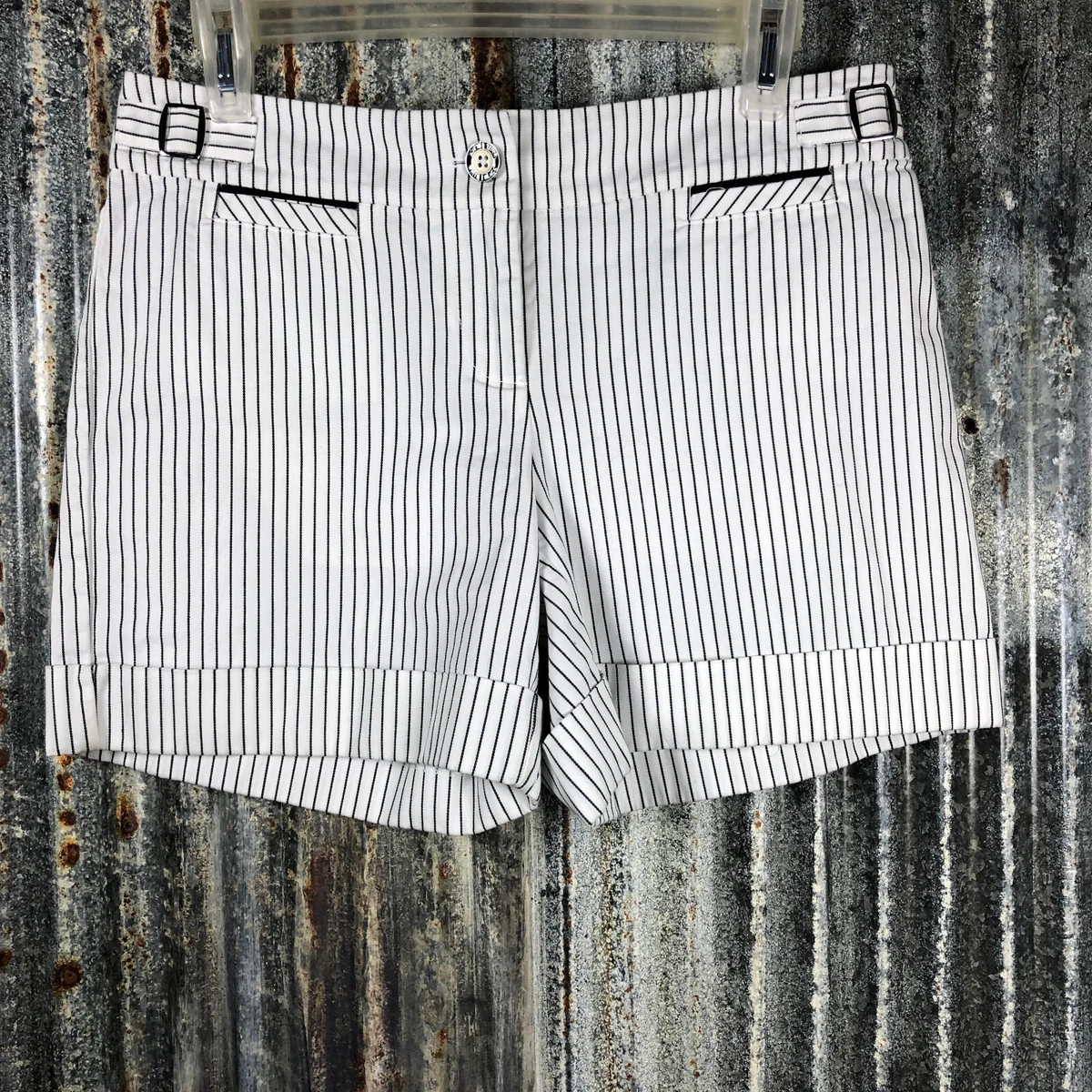 Ladies clearance striped shorts