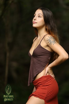 Hippie Top, Festival Backless Boho Bohemian Pixie Elven Burning Man Party Fairy
