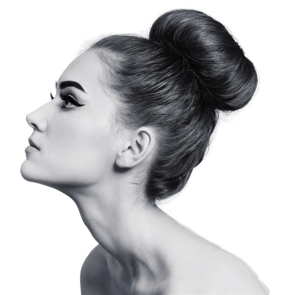 Hair Donut Bun Maker Ring Style French Mesh Chignon Ballet Dance Sock Bun Updo - Image 3 of 4