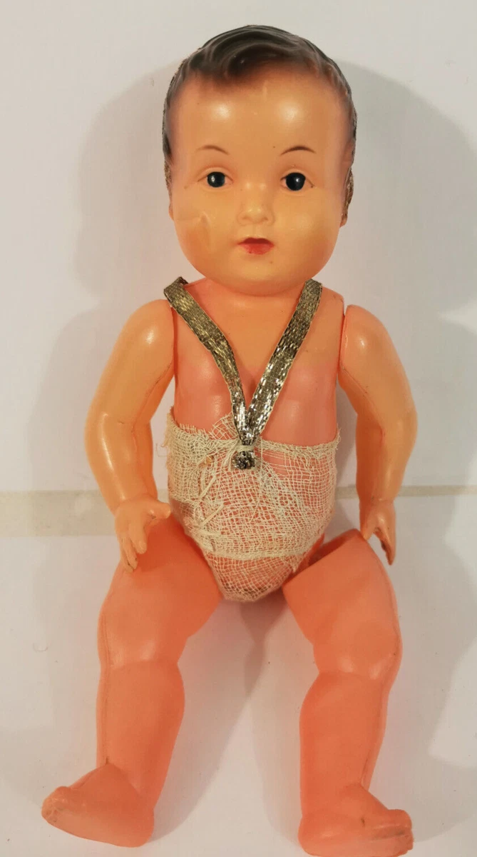 1 Figurine en celluloïd ancienne poupon, poupée, baigneur