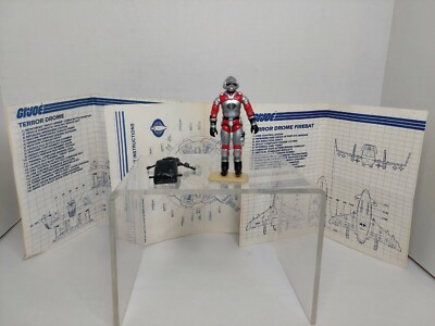 Vtg 1986 Hasbro GI Joe ARAH Cobra AVAC V1 Firebat / TERROR DROME Blueprints 