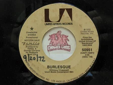 Promo! Family – Burlesque / The Rocking R's, 45 RPM VG (19C)