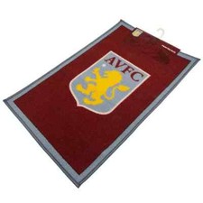 Aston Villa FC Rug Crest Floor Rug Home AVFC Fan Gift Official Licensed