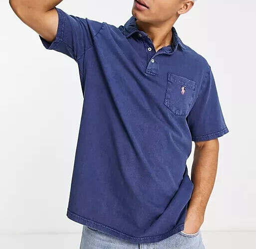 NWT MENS POLO RALPH LAUREN S/S POCKET POLO SHIRTNAVYXXL eBay