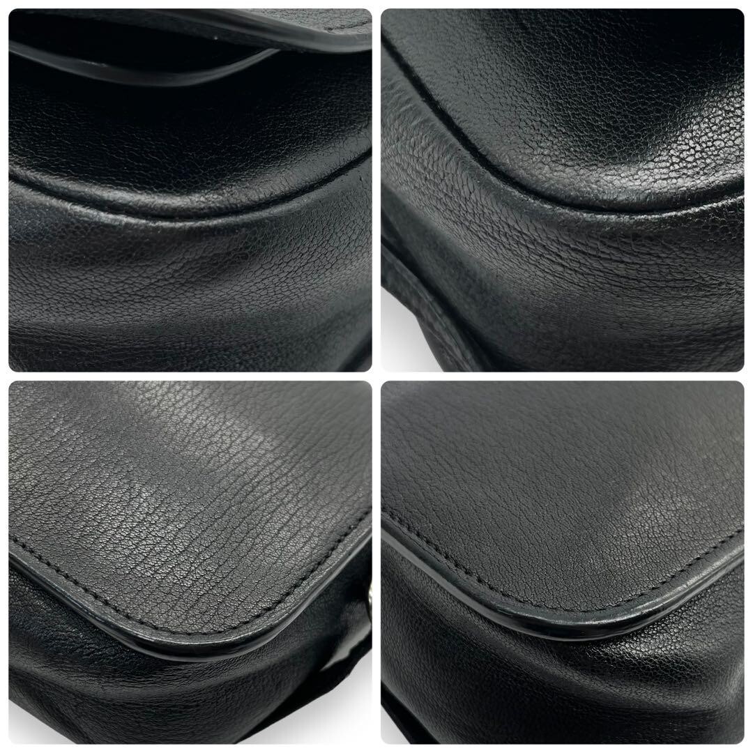 Saint Laurent Paris Charlotte Borsa Messenger 2WAY Nera 5 9 x 9 x 2 3 pollici