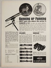 1967 Print Ad Swift Rifle Scopes,Zoom Spotting Scope & Binoculars Boston,MA