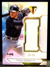 Freddie Freeman 2018 Topps Tribute Single Jumbo Relic GU Patch#26/36!Braves 1B