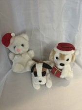 3 Christmas Stuffed Animals