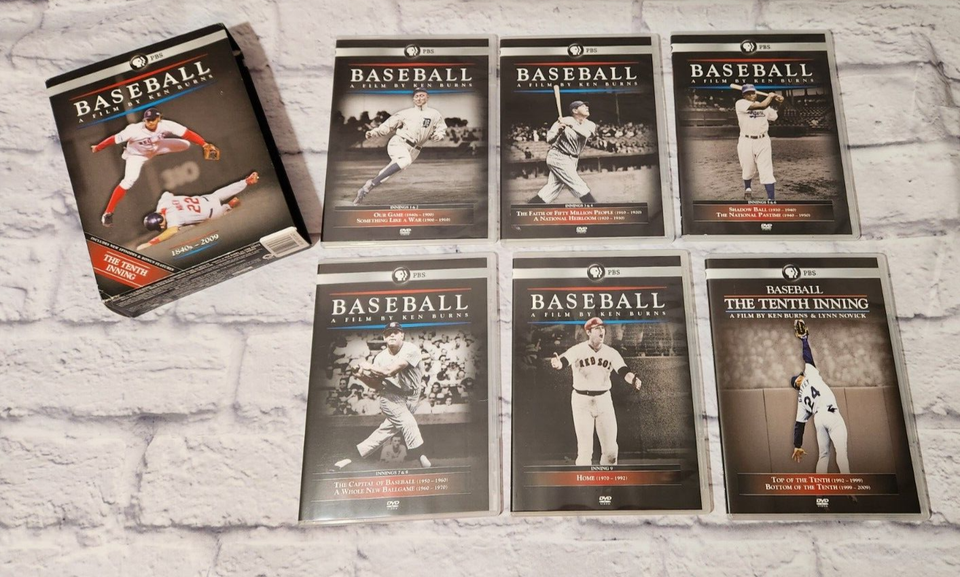 PBS Baseball The Tenth Inning 1840s 2009 Ken Burns Film 11 Disc Boxed