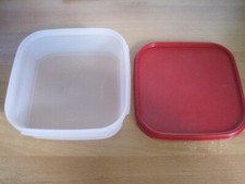Tupperware  quadratischer   Kompaktus  Eidgenosse   1,2 L