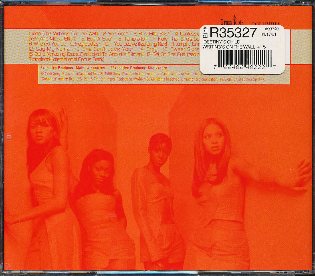 Destinys Child - The Writings On The Wall (RARE 1999 2-CD VERSION