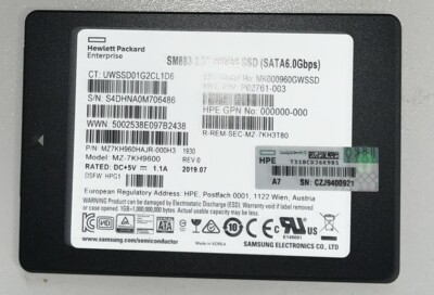 SM883 2.5  960GB SSD