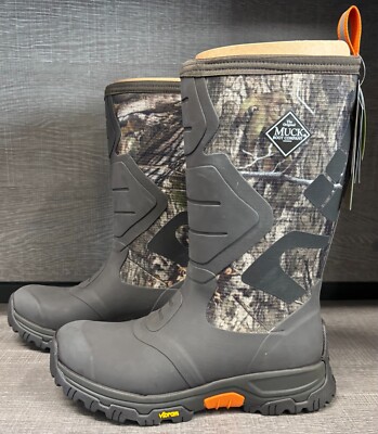 Men's Muck Mossy Oak Apex Pro Vibram Artic Grip All Terrain Boot (Brown)- Size 7
