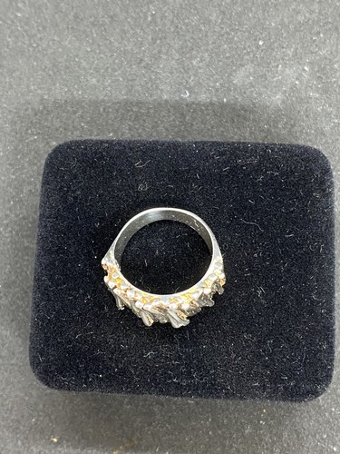 Anillo de plata de ley.Vitrina no incluida.6,6 1/2,7 7 1/2 pulgadas.....LR8 - Imagen 2 de 3