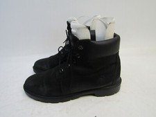 Timberland Boys Youth Size 6.5 M Black Leather Laces Ankle Casual Boots