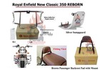 Royal Enfield "New Classic 350 REBORN" Airfly Evo "Engine Guard" Combo Pack Of 3