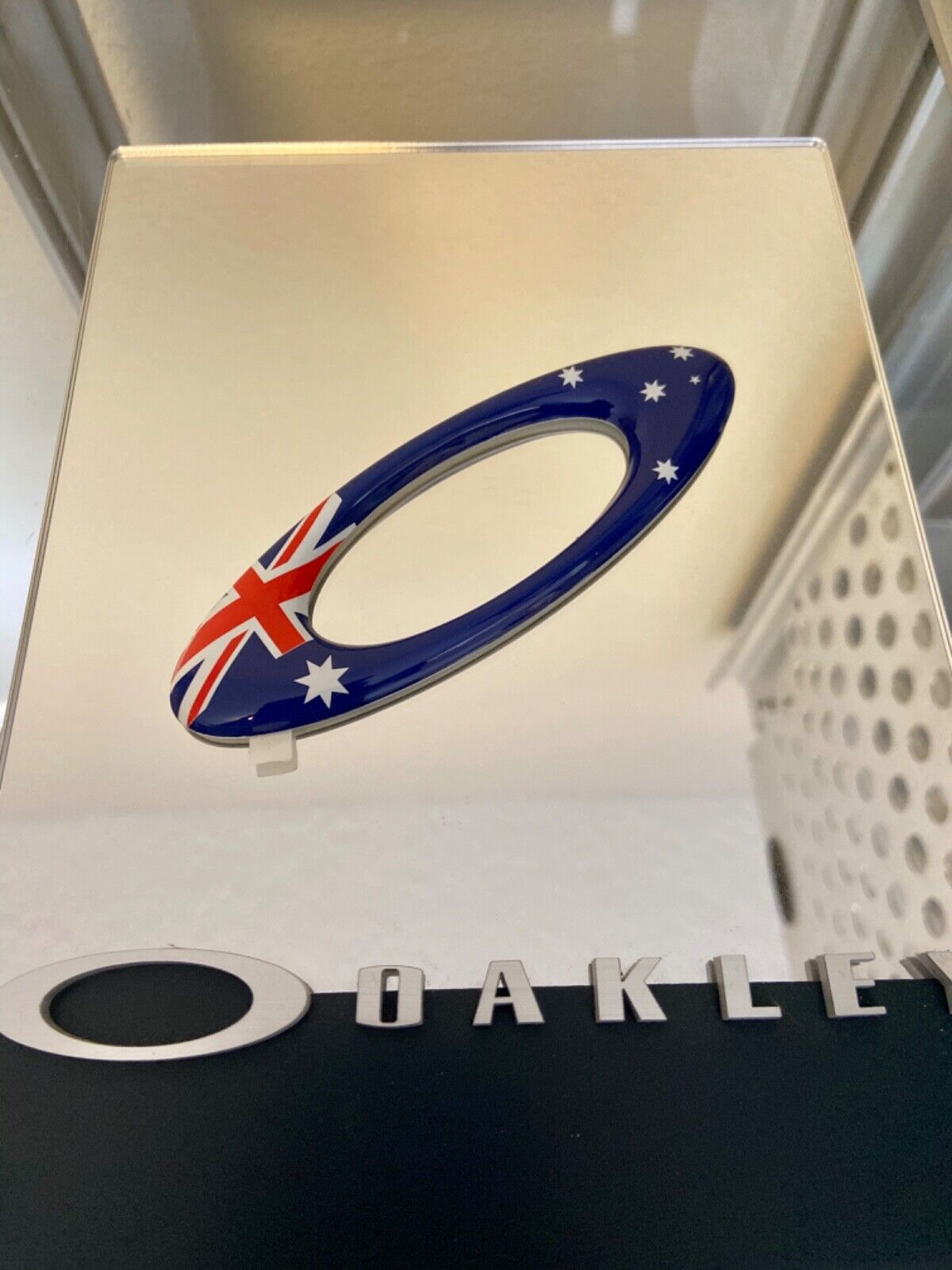 NEW! Oakley AUSTRALIA FLAG ICON STICKER 5” Metal Decal Display | eBay