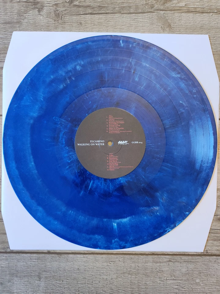 Elcamino - Walking on Water - US Vinyl LP Limitiert Nummeriert Blau Neu - Bild 4 von 4