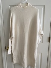 Express Cream Sweater Dress Large