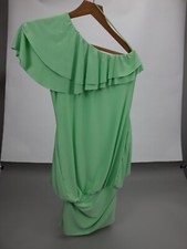 New Women Short Party Mini off Shoulder Summer Dress Size S/M - Mint Green